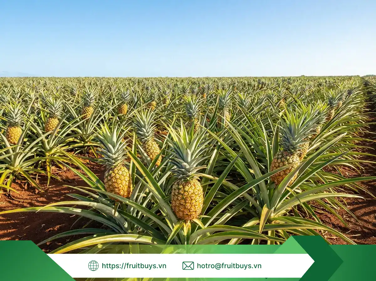 dứa sấy dẻo không Đường (sấy mộc)