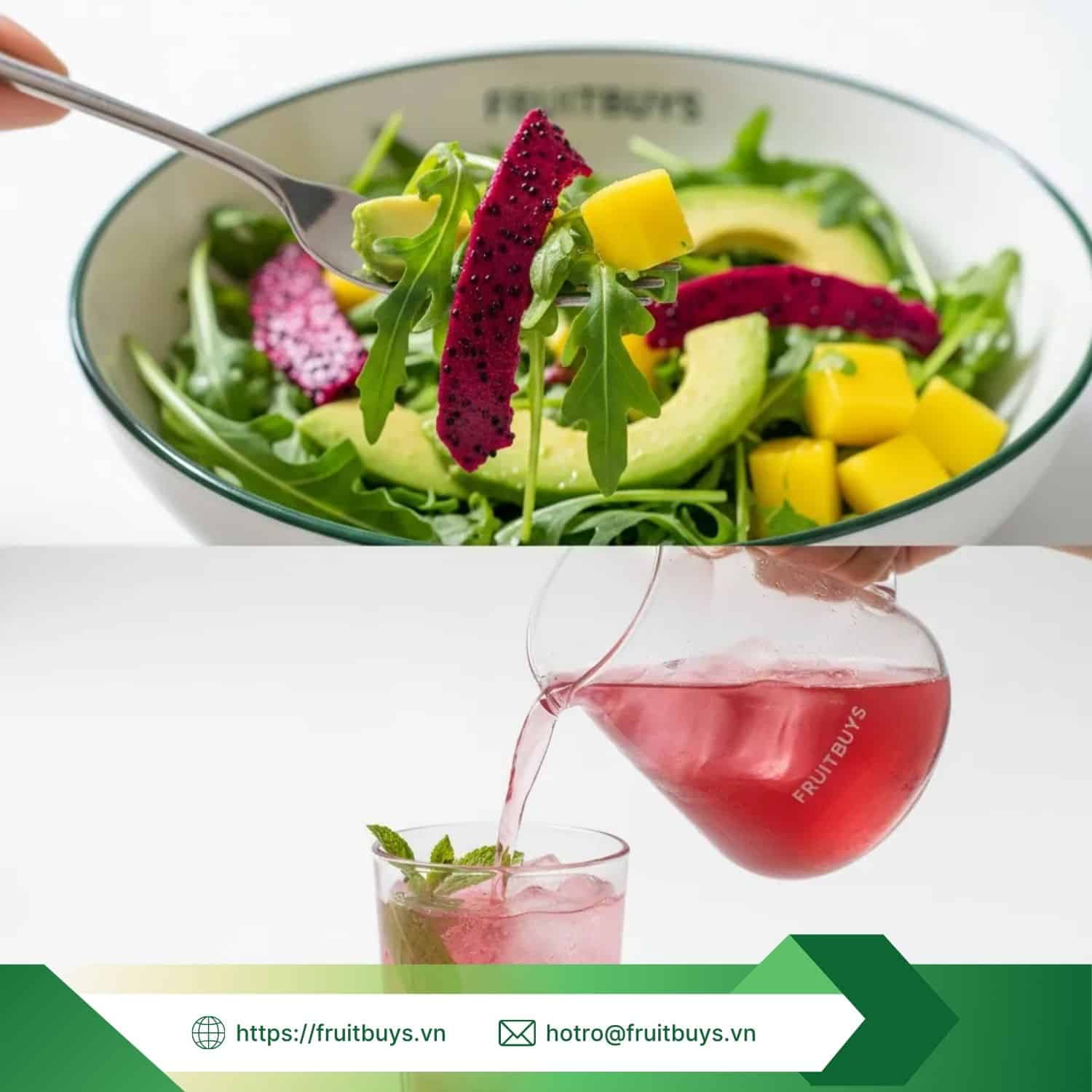 3 công thức món ngon healthy với thanh long sấy dẻo dễ làm (4)