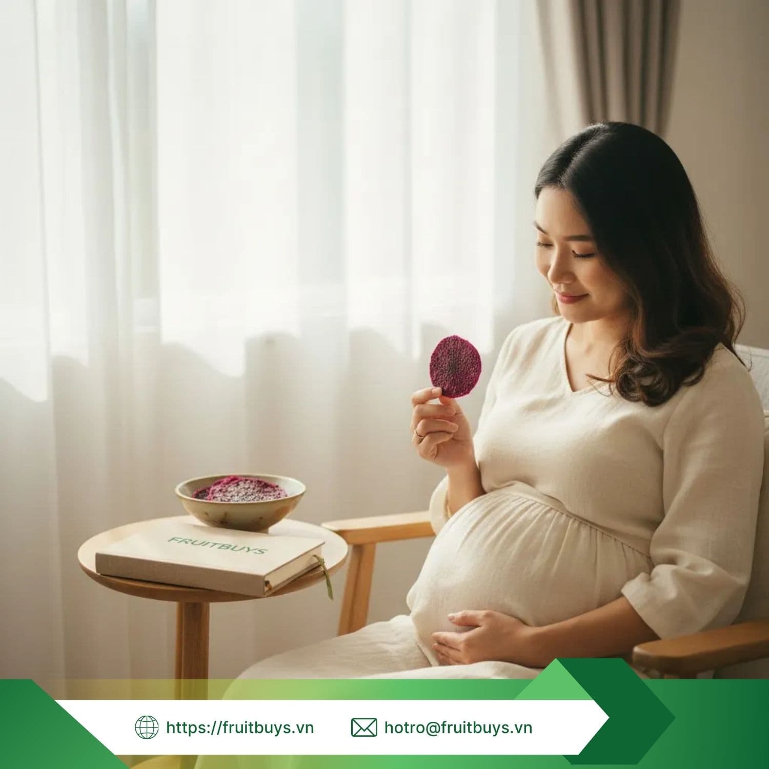 Bà bầu Ăn thanh long sấy dẻo Được không