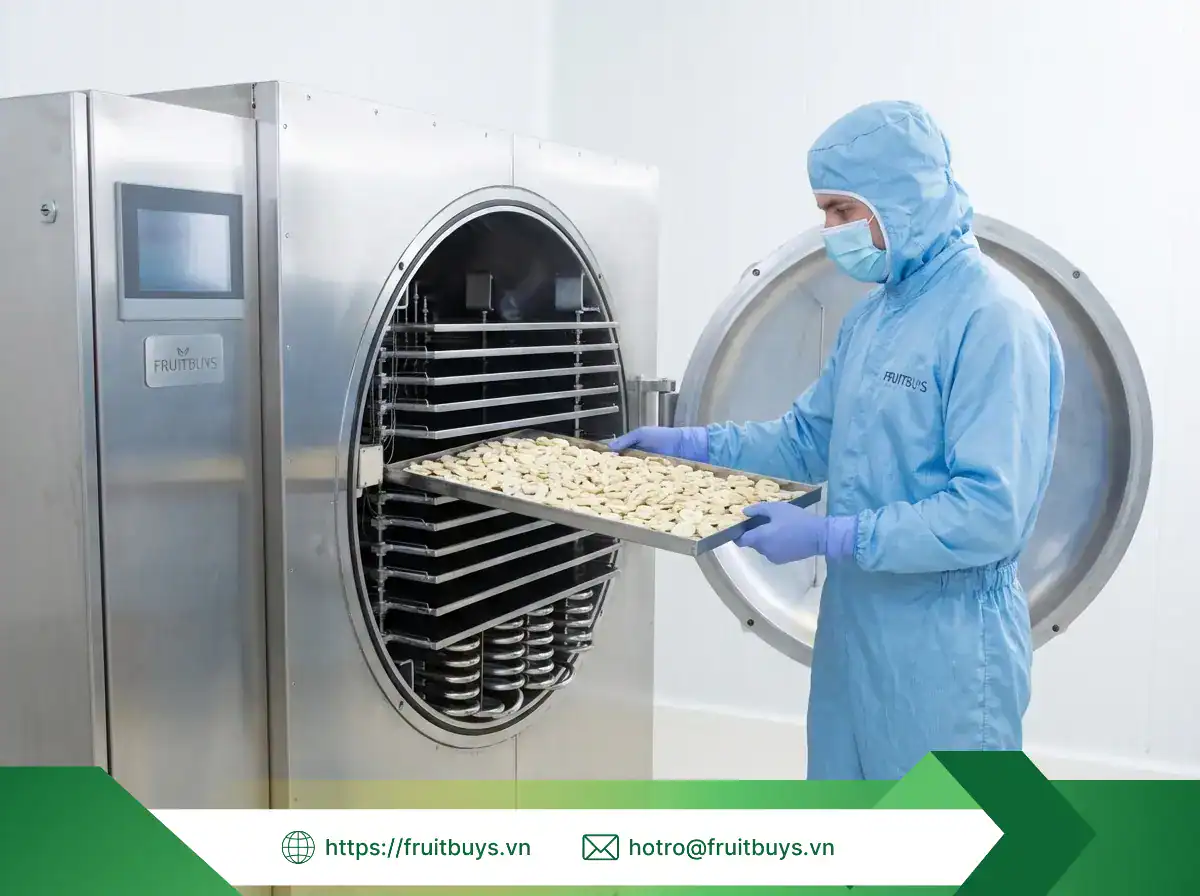 chuối sấy thăng hoa