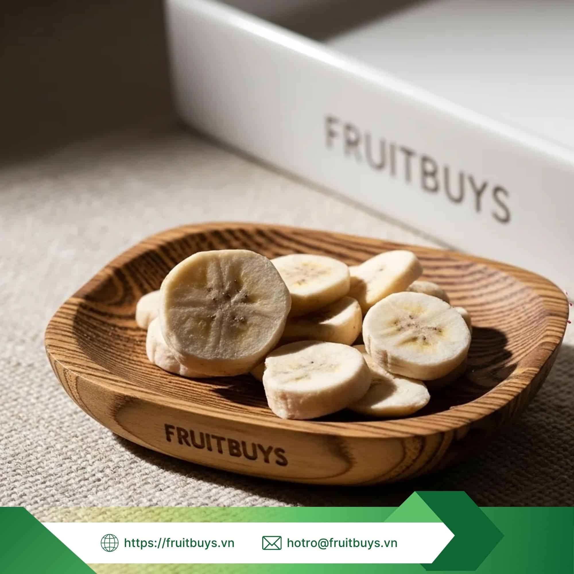 Chuối sấy thăng hoa