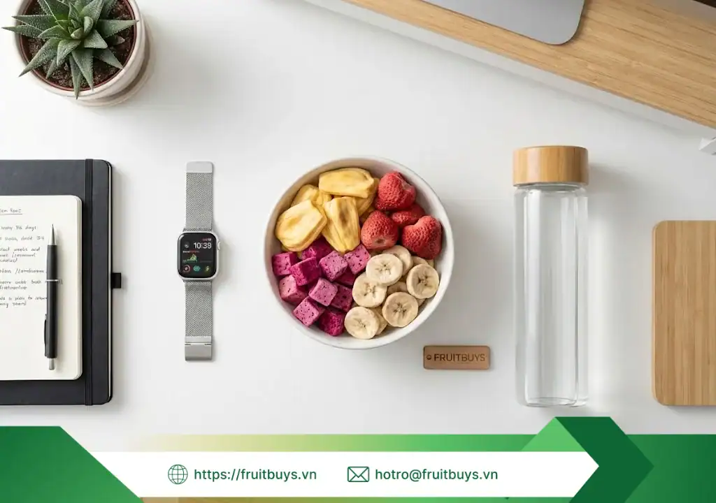 Công Nghệ Sấy Thăng Hoa (Freeze Drying) Là Gì? Giải Mã "Cỗ Máy Thời Gian" Của Ngành Thực Phẩm công nghệ sấy thăng hoa (freeze drying) (10) fruitbuys vietnam