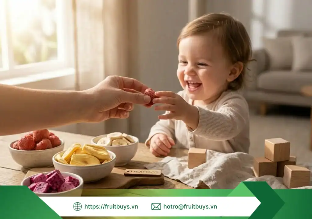 Công Nghệ Sấy Thăng Hoa (Freeze Drying) Là Gì? Giải Mã "Cỗ Máy Thời Gian" Của Ngành Thực Phẩm công nghệ sấy thăng hoa (freeze drying) (3) fruitbuys vietnam