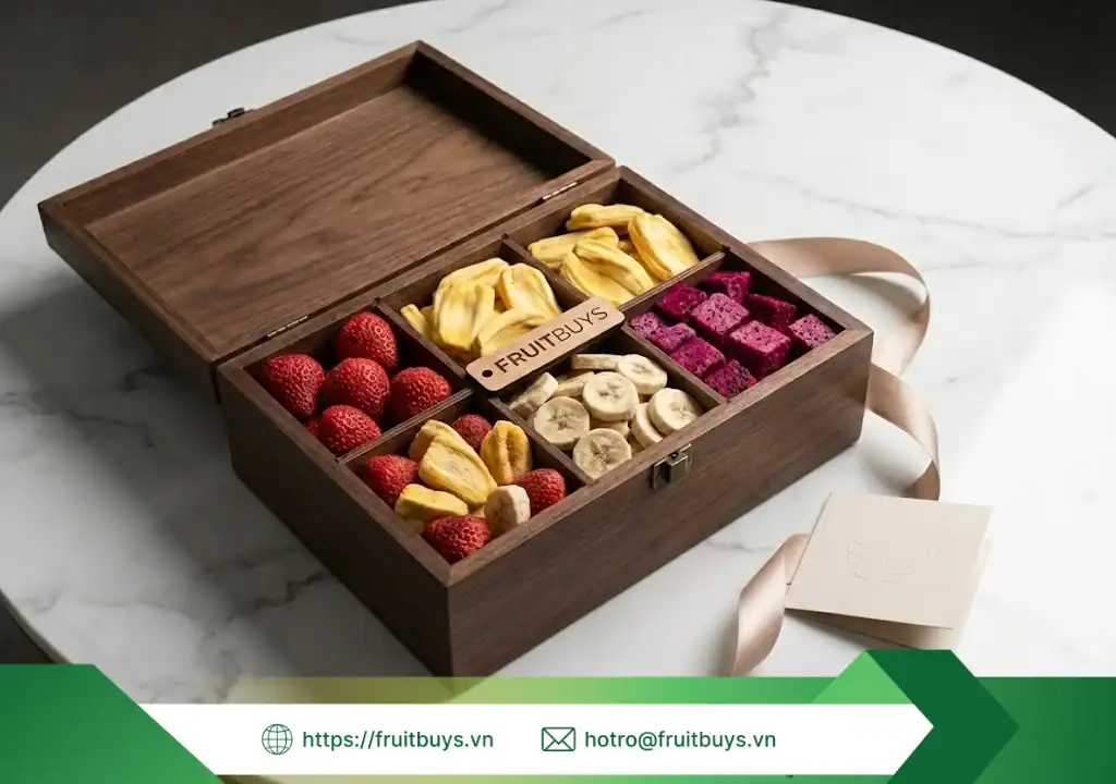 Công Nghệ Sấy Thăng Hoa (Freeze Drying) Là Gì? Giải Mã "Cỗ Máy Thời Gian" Của Ngành Thực Phẩm công nghệ sấy thăng hoa (freeze drying) (5) fruitbuys vietnam