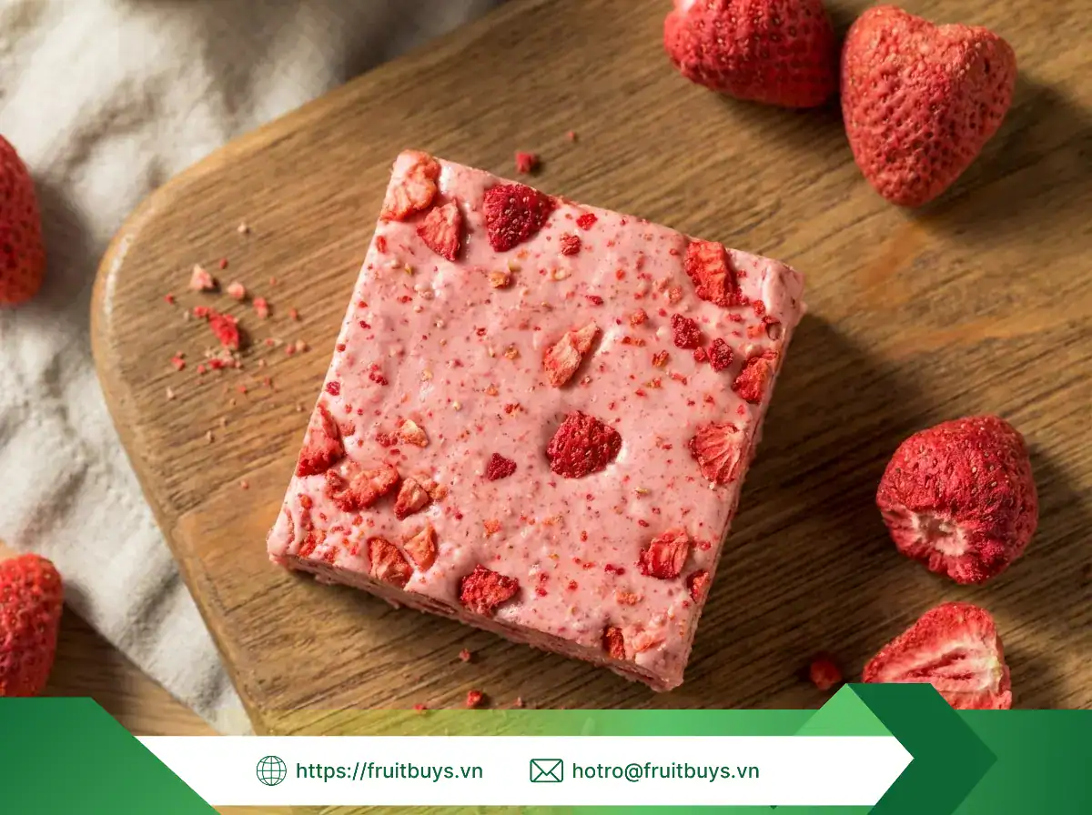 dâu sấy thăng hoa