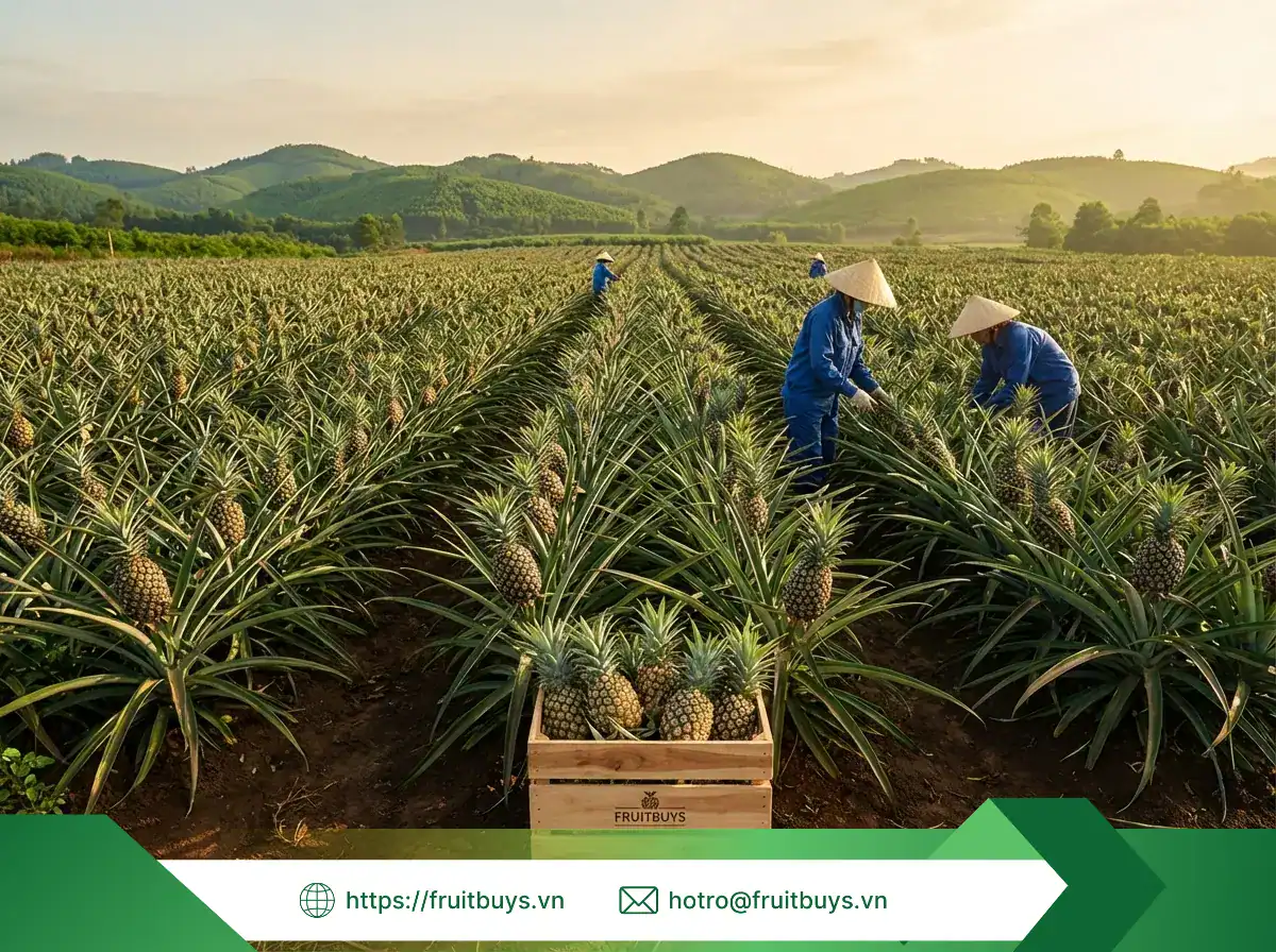 Dứa (Khóm) Sấy Thăng Hoa dứa (khóm) sấy thăng hoa