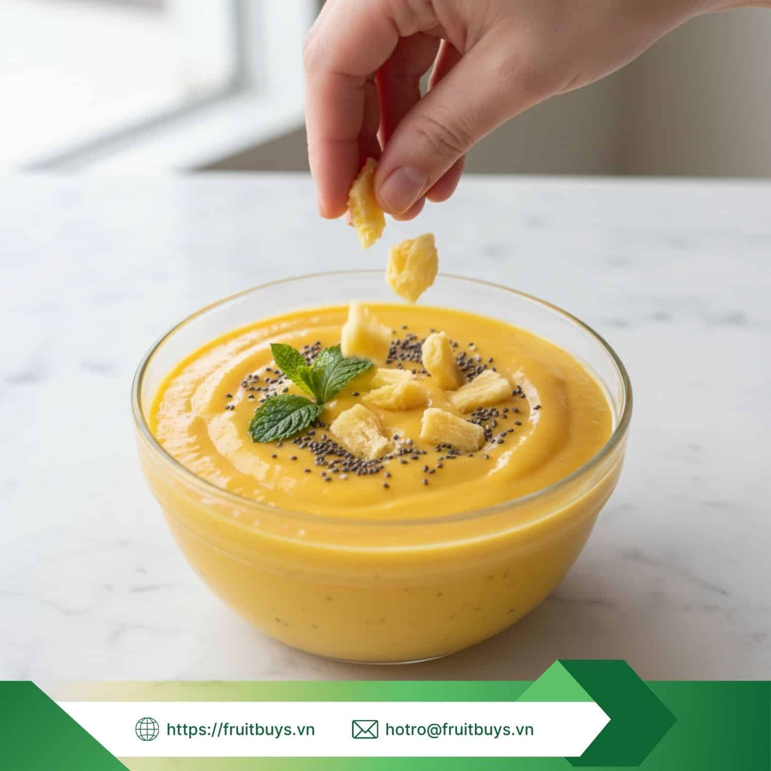 Freeze dried pinepple dứa (khóm) sấy thăng hoa 251026 (7)