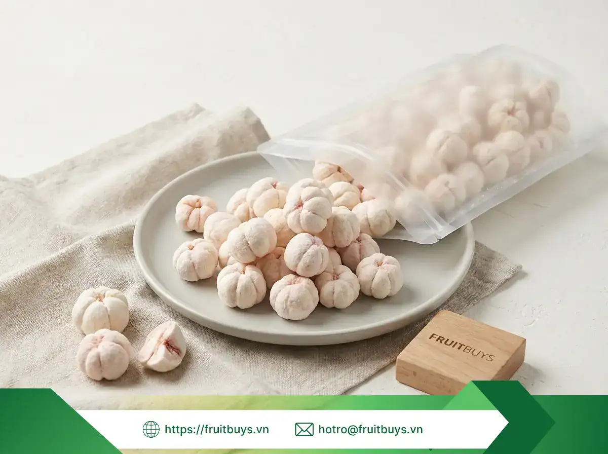 măng cụt sấy thăng hoa