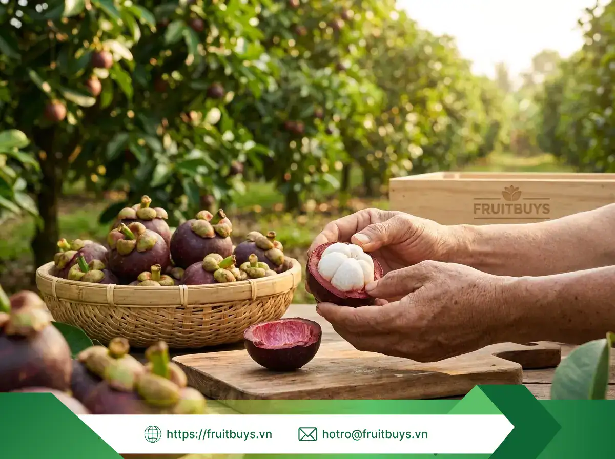 măng cụt sấy thăng hoa