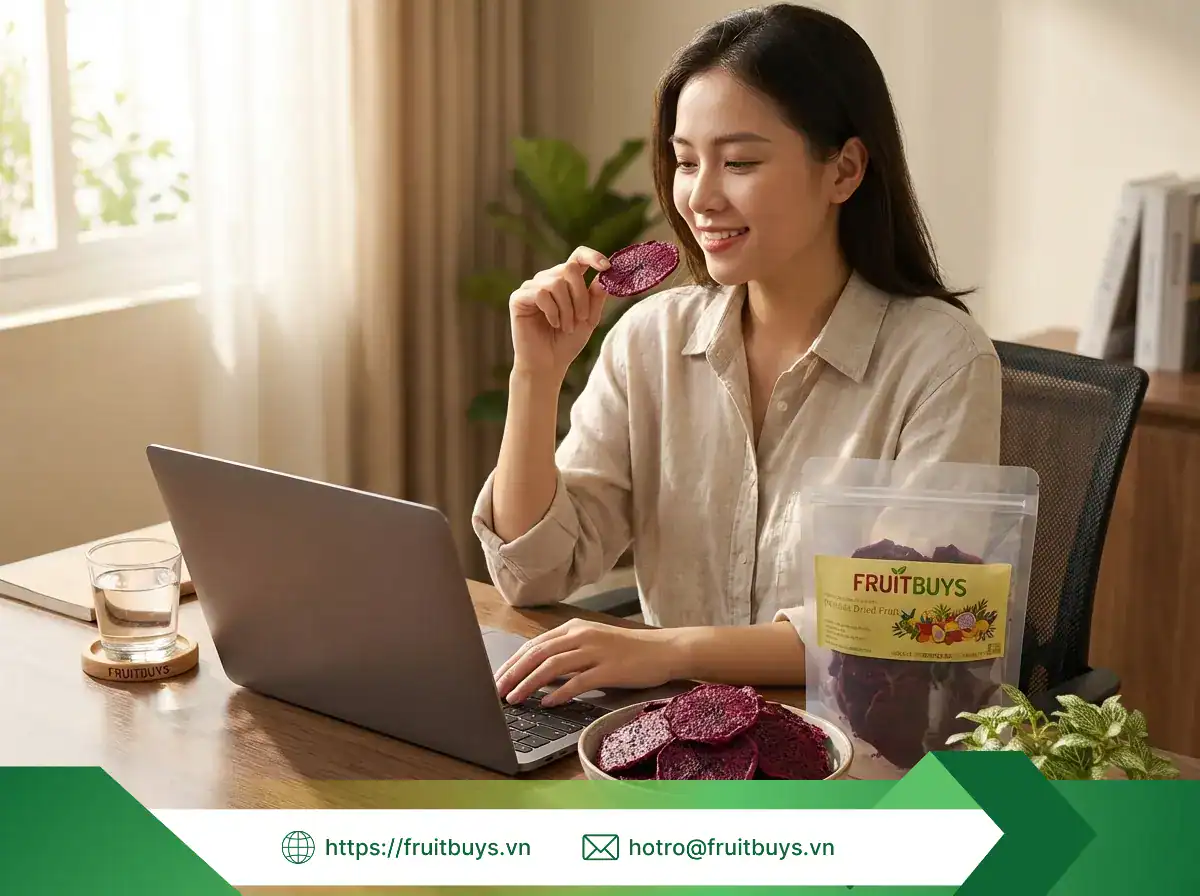 Thanh Long Sấy Dẻo Không Đường (Sấy Mộc) Thanh Long Sấy Dẻo Không Đường (Sấy Mộc) (62) FRUITBUYS VIETNAM