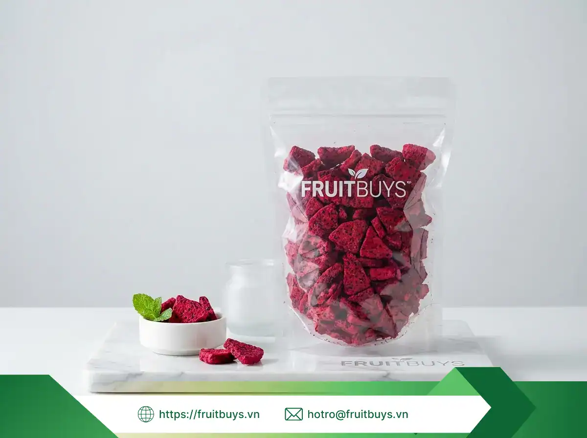 thanh long sấy thăng hoa