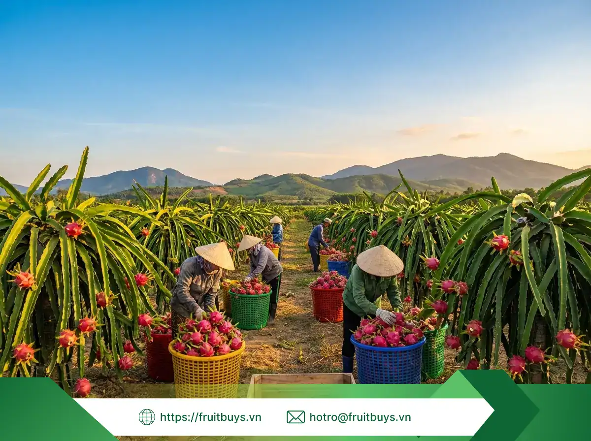 thanh long sấy thăng hoa