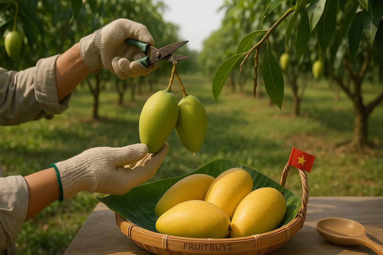 Xoài Keo việt nam hành trình từ miền tây sông nước Đến tay bạn