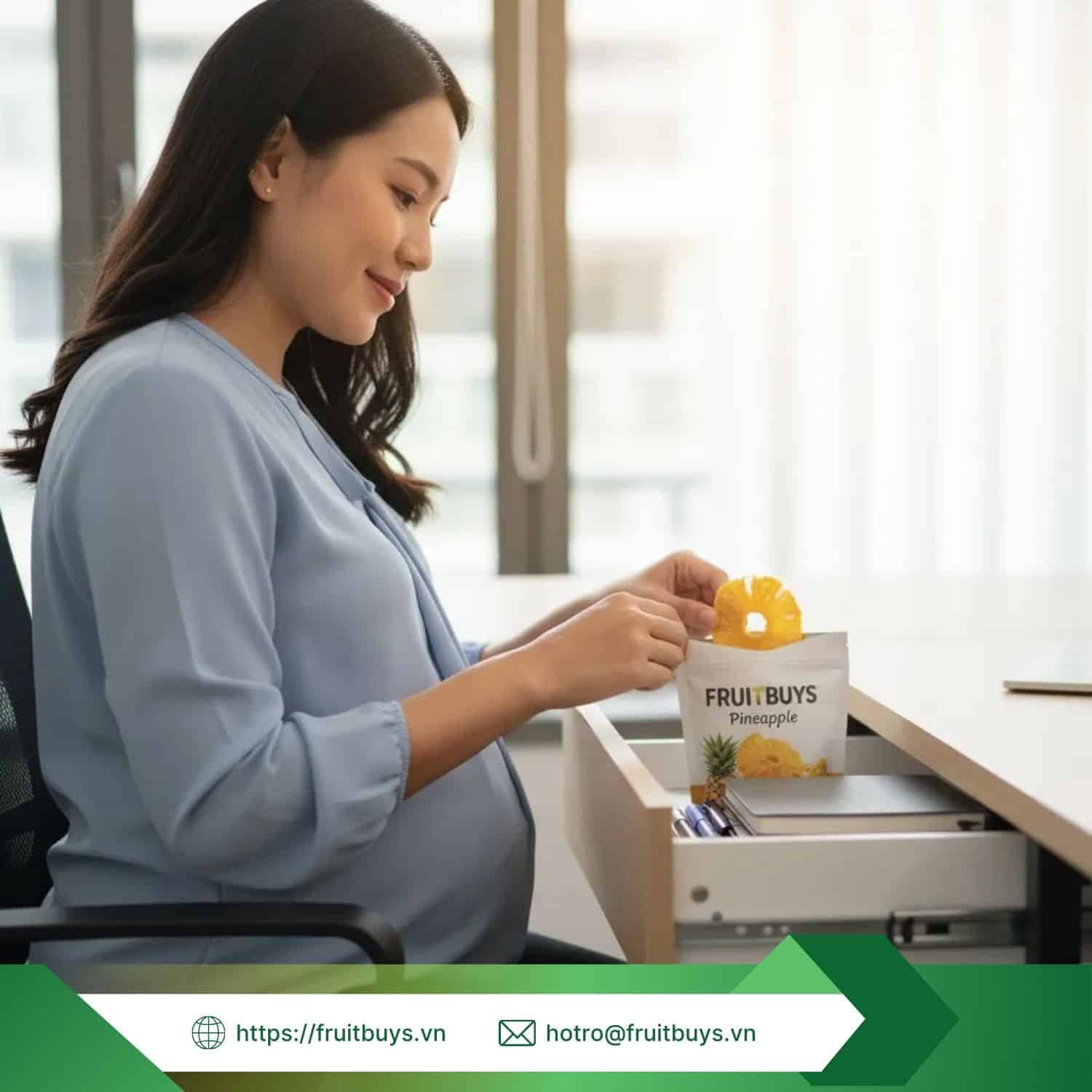 Bà bầu Ăn dứa sấy dẻo Được không (5)