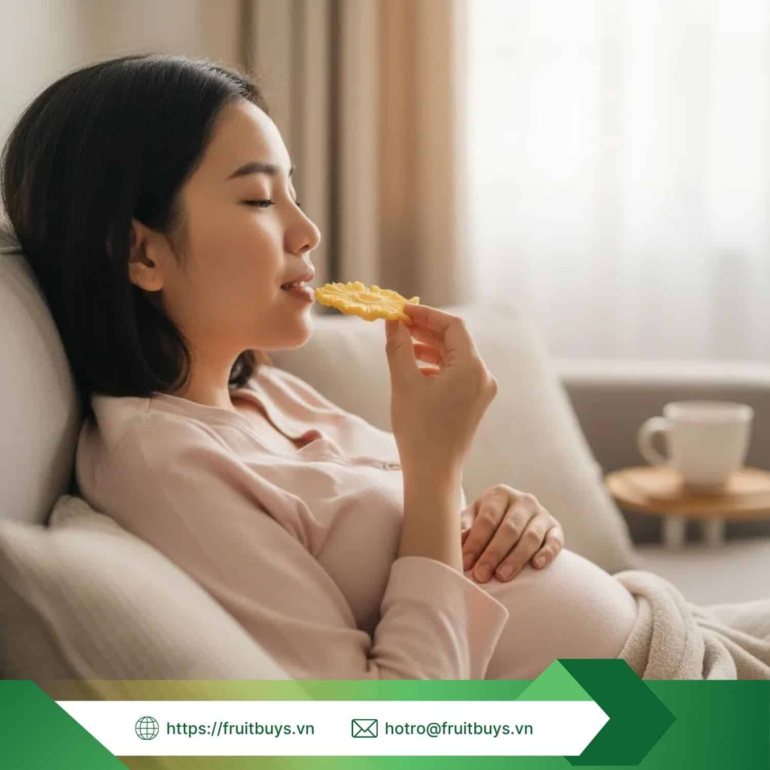 Bà bầu Ăn dứa sấy dẻo Được không (7)