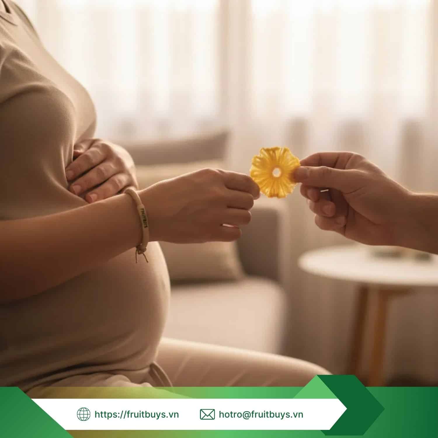 Bà bầu Ăn dứa sấy dẻo Được không (9)