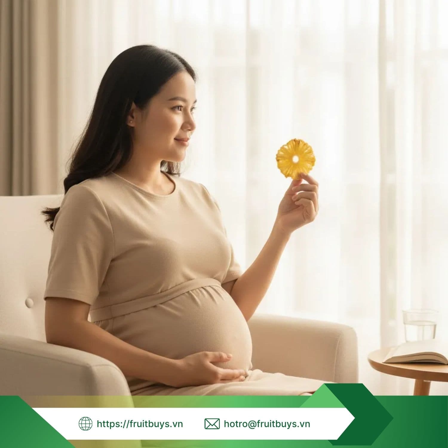 Bà bầu Ăn dứa sấy dẻo Được không