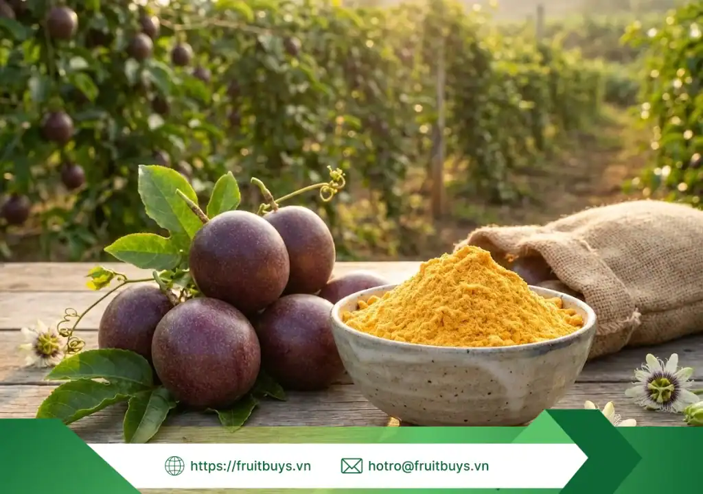 Bột Chanh Dây Sấy Thăng Hoa bột chanh dây sấy thăng hoa