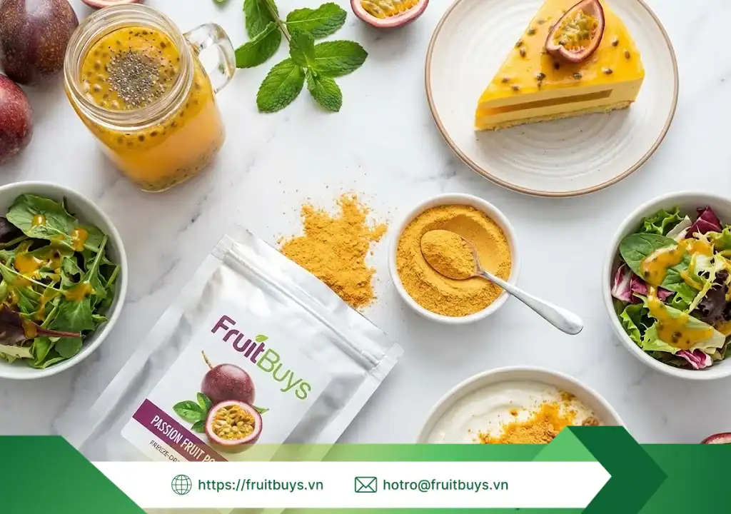 Bột Chanh Dây Sấy Thăng Hoa bột chanh dây sấy thăng hoa