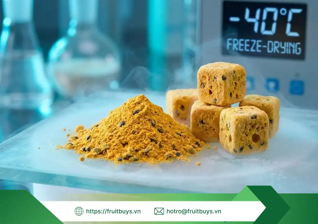 Bột Chanh Dây Sấy Thăng Hoa bột chanh dây sấy thăng hoa