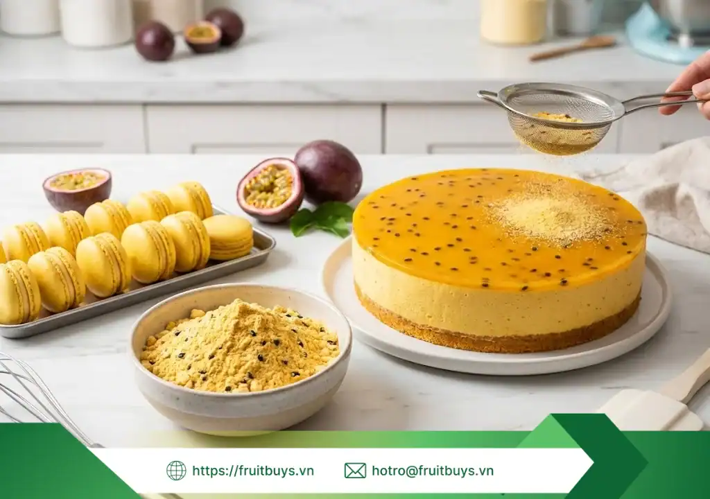 Bột Chanh Dây Sấy Thăng Hoa bột chanh dây sấy thăng hoa