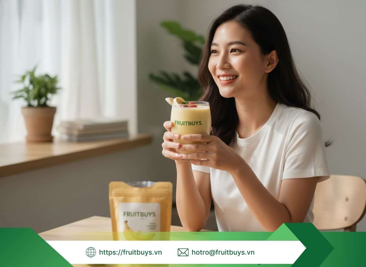 Bột Chuối Sấy Thăng Hoa