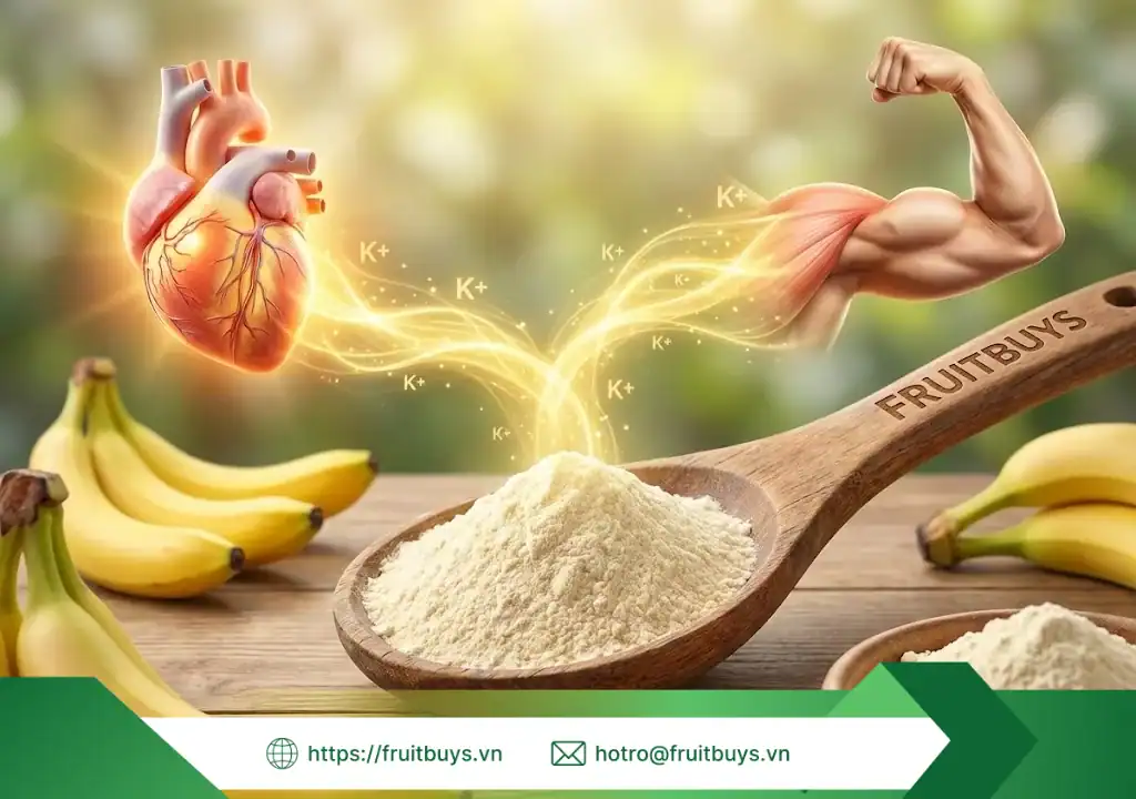 bột chuối sấy thăng hoa