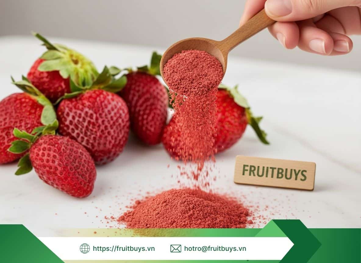 Bột Dâu Sấy Thăng Hoa