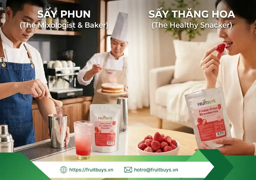 bột dâu sấy phun