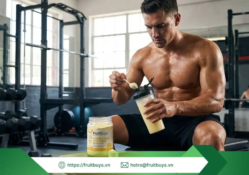 Bột Dứa Sấy Thăng Hoa bột dứa sấy thăng hoa