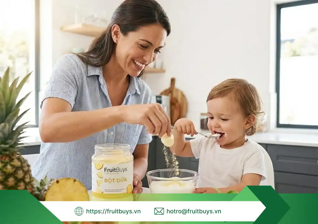 Bột Dứa Sấy Thăng Hoa bột dứa sấy thăng hoa