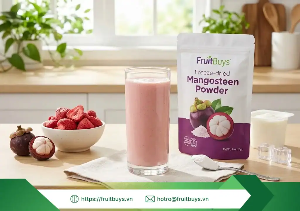 Bột Măng Cụt Sấy Thăng Hoa bột măng cụt sấy thăng hoa