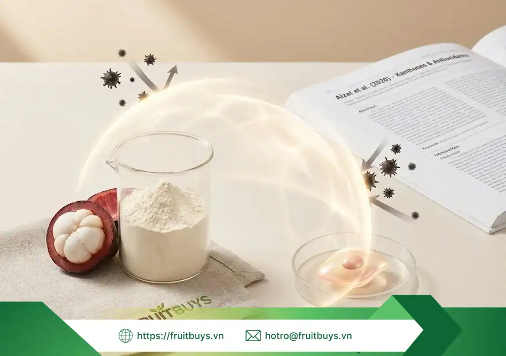 Bột Măng Cụt Sấy Thăng Hoa bột măng cụt sấy thăng hoa