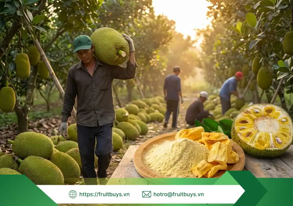 bột mít sấy thăng hoa