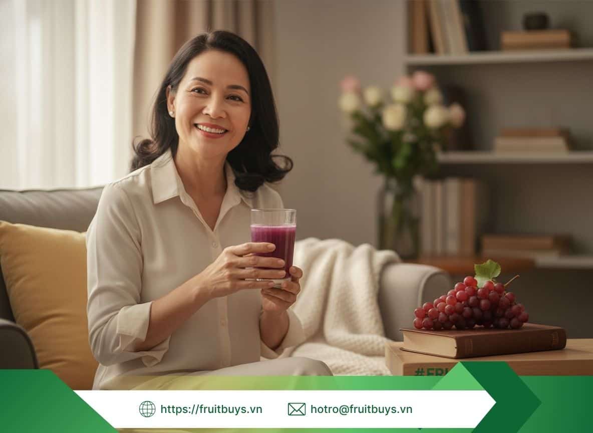 Bột Nho Đỏ Sấy Phun