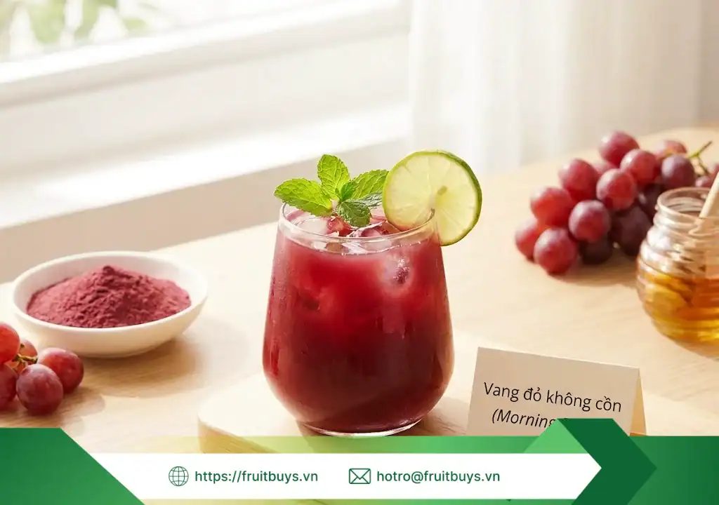 bột nho Đỏ sấy phun