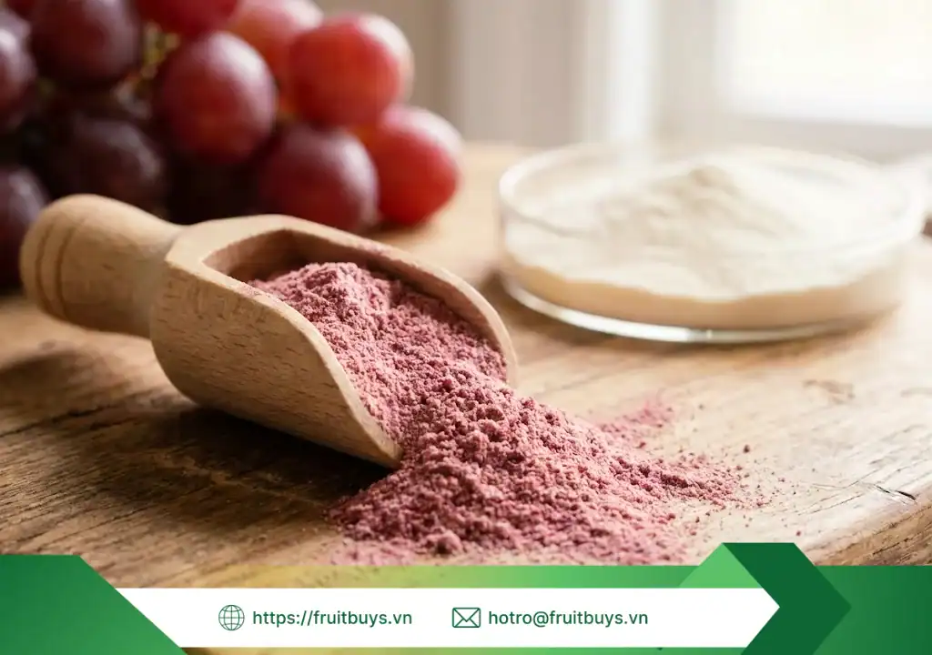 bột nho Đỏ sấy phun