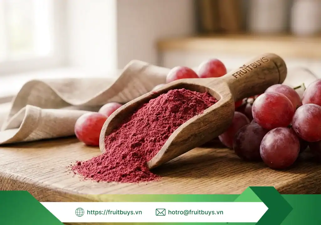 bột nho Đỏ sấy phun