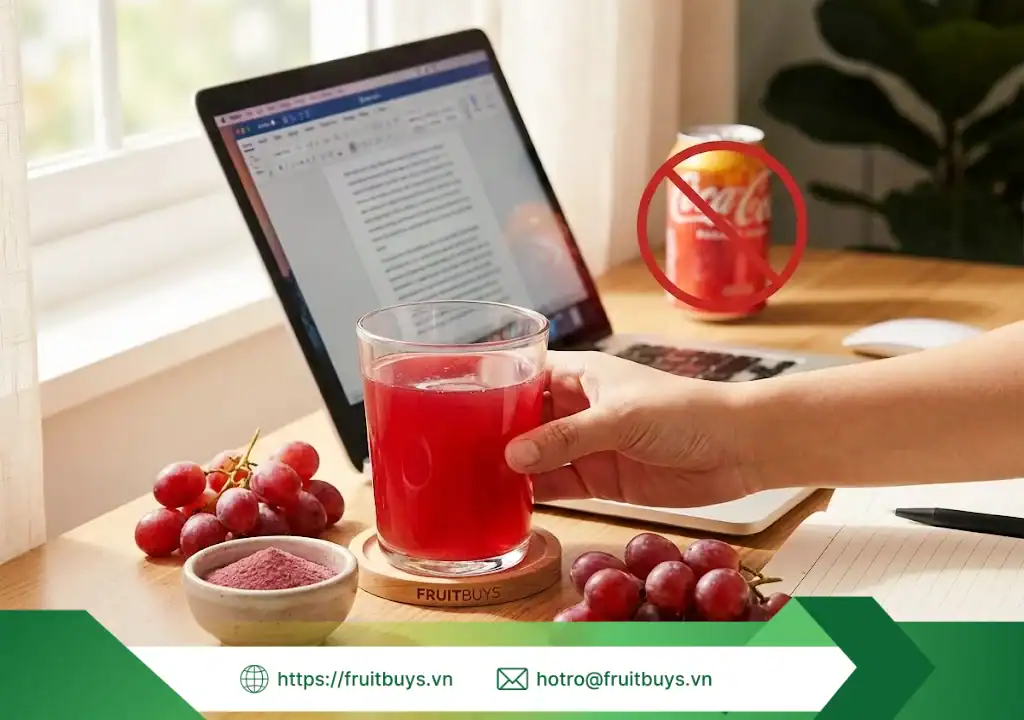 bột nho Đỏ sấy phun