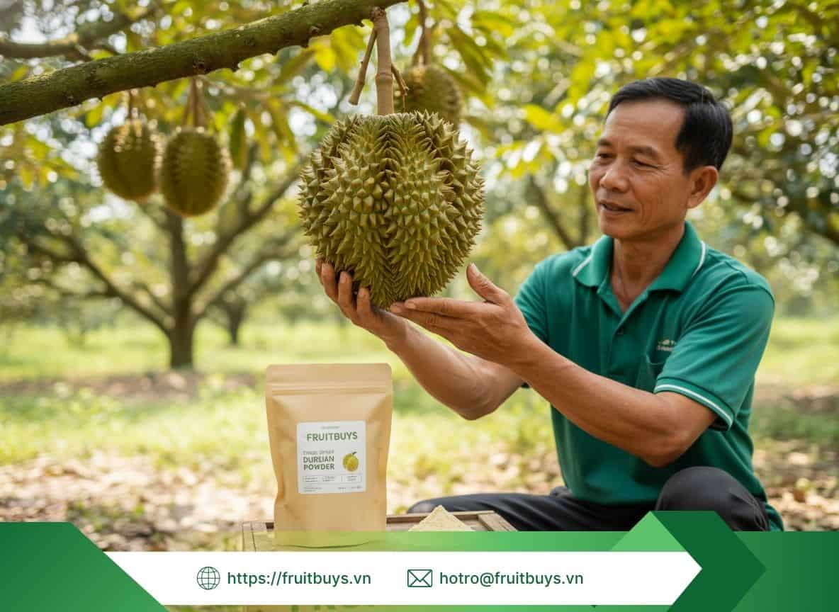 Bột Sầu Riêng Sấy Thăng Hoa 25115 (9)