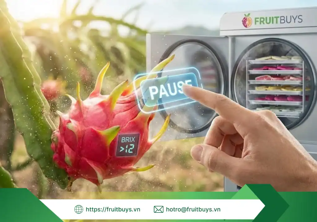 bột thanh long sấy thăng hoa