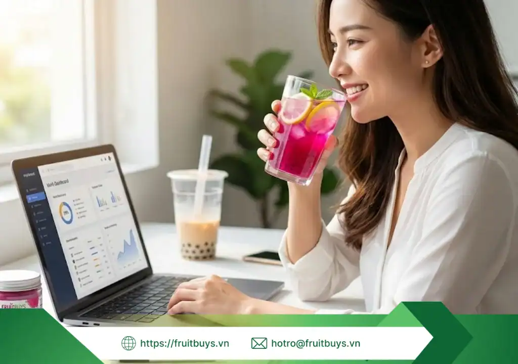 bột thanh long sấy thăng hoa