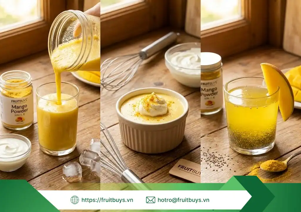 bột xoài sấy thăng hoa