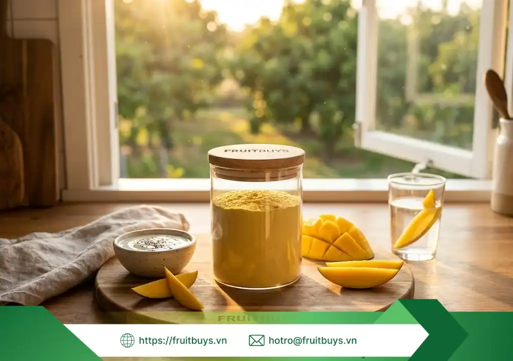 bột xoài sấy thăng hoa