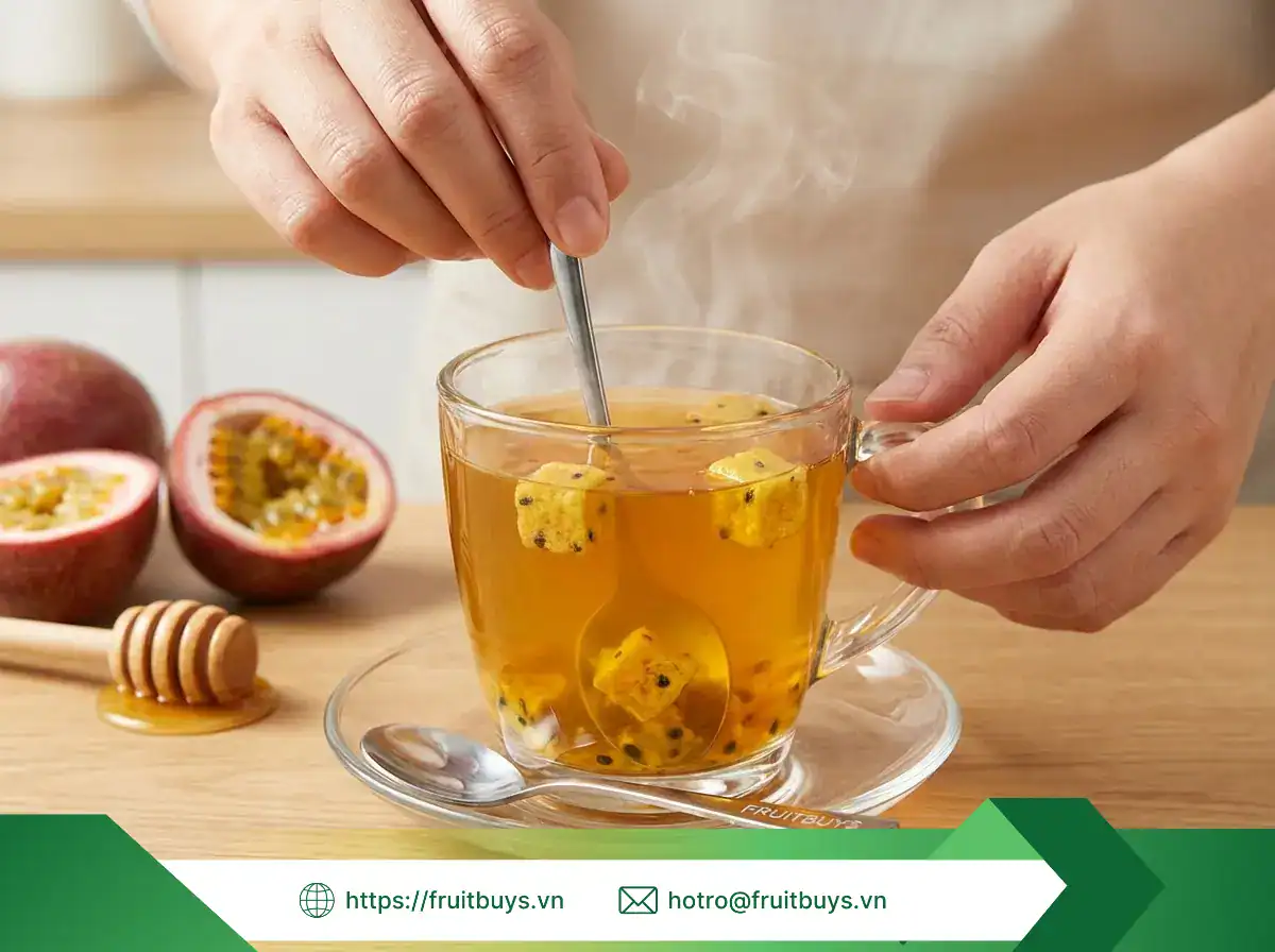 chanh dây sấy thăng hoa