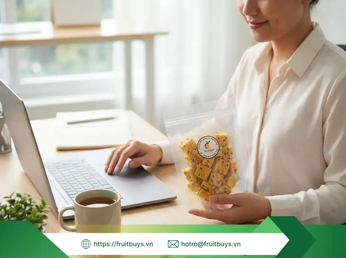 chanh dây sấy thăng hoa