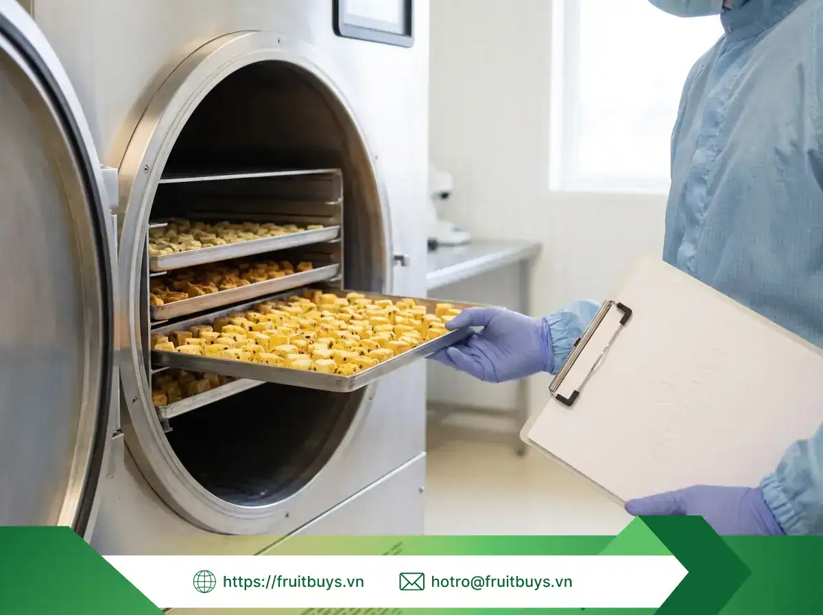 chanh dây sấy thăng hoa