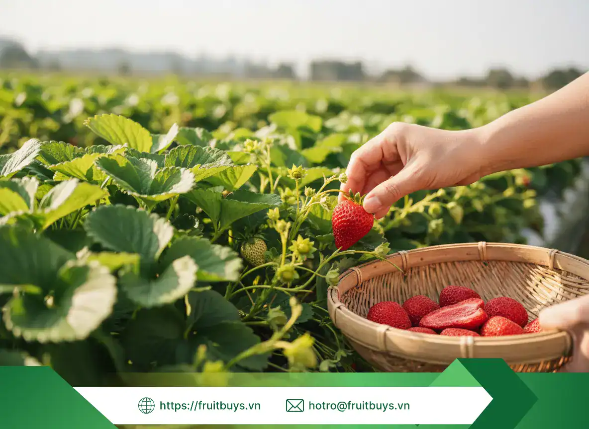 Dâu Sấy Thăng Hoa Siêu Snack 3 Không Cho Mẹ Bầu & Bé Yêu (14) FRUITBUYS VIETNAM