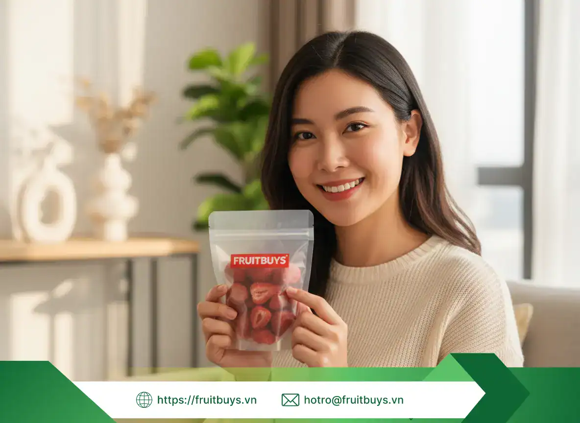 Giải Mã Dinh Dưỡng Dâu Sấy Thăng Hoa (1) FRUITBUYS VIETNAM