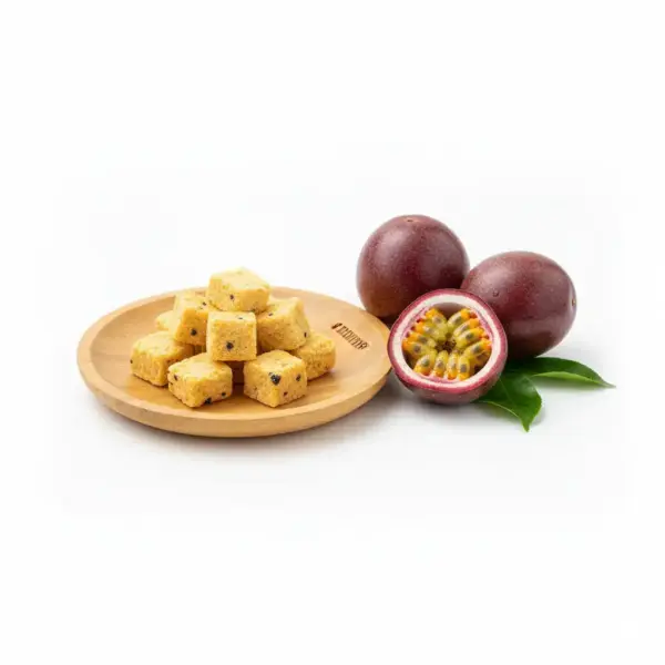 Viên Chanh Dây Sấy Thăng Hoa (Freeze-Dried Passion Fruit Cubes)-W Viên Chanh Dây Sấy Thăng Hoa (Freeze Dried Passion Fruit Cubes) W